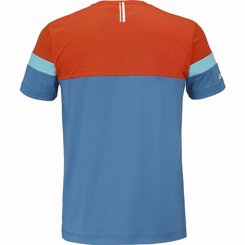 Babolat Performance Crew Neck T-Shirt Petrol Blue