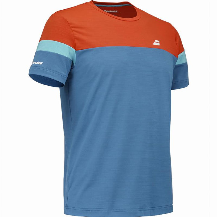 Babolat Performance Crew Neck T-Shirt Petrol Blue