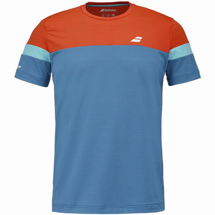 Babolat Performance Crew Neck T-Shirt Petrol Blue