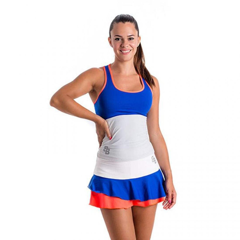 Camiseta BB Fosil Azul Blanco | Tienda Padelpoint