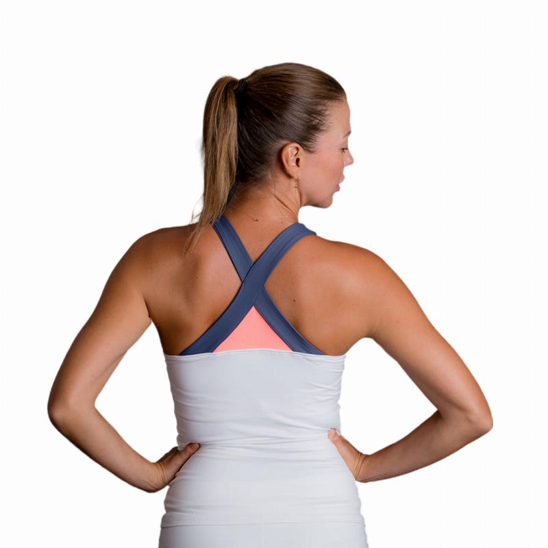 T-shirt BB Nuvola Bianco Corallo Grigio