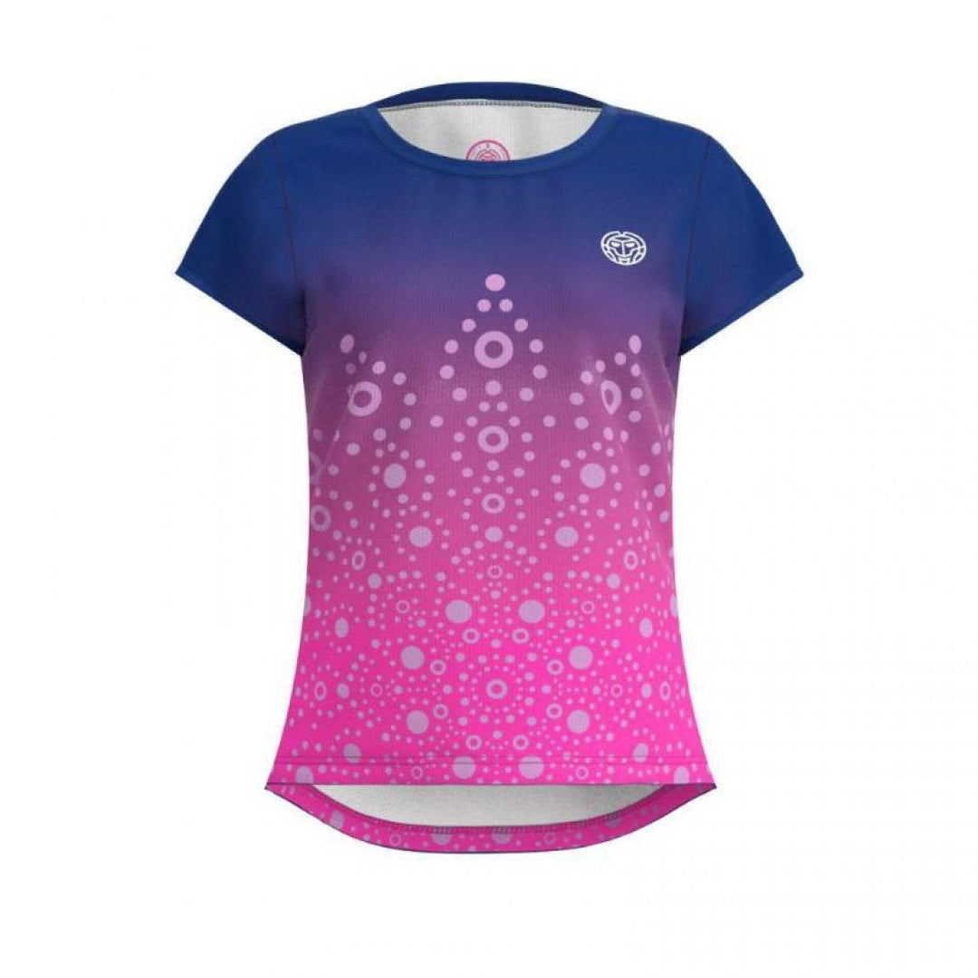 Camiseta Bidi Badu Colortwist Rosa Azul Oscuro Mujer | BIDI BADU