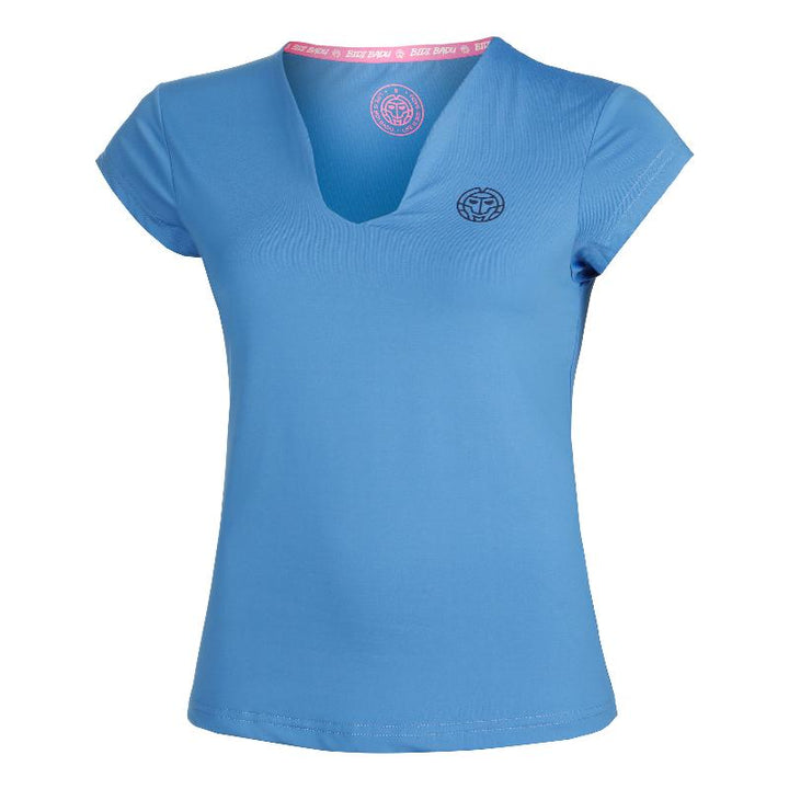 Bidi Badu Colortwist V-Neck T-Shirt Blue Women