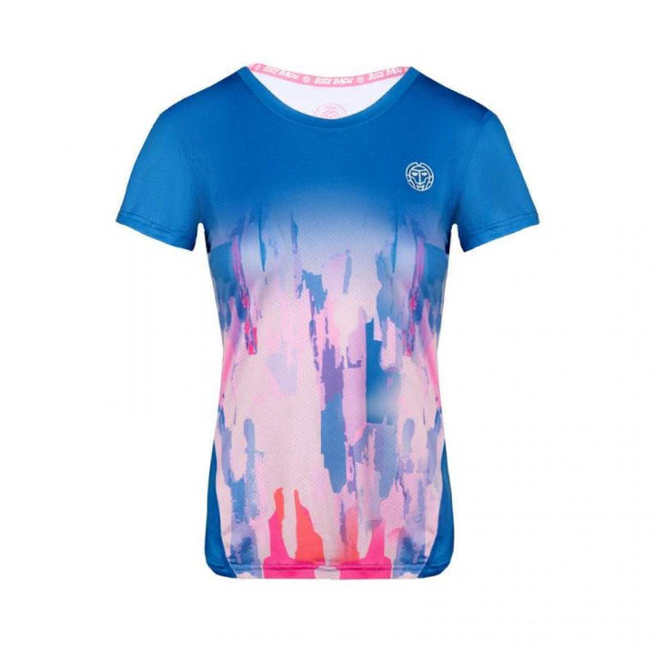 Camiseta Bidi Badu Eve Tech Azul Rosa Mujer | Tienda Padelpoint