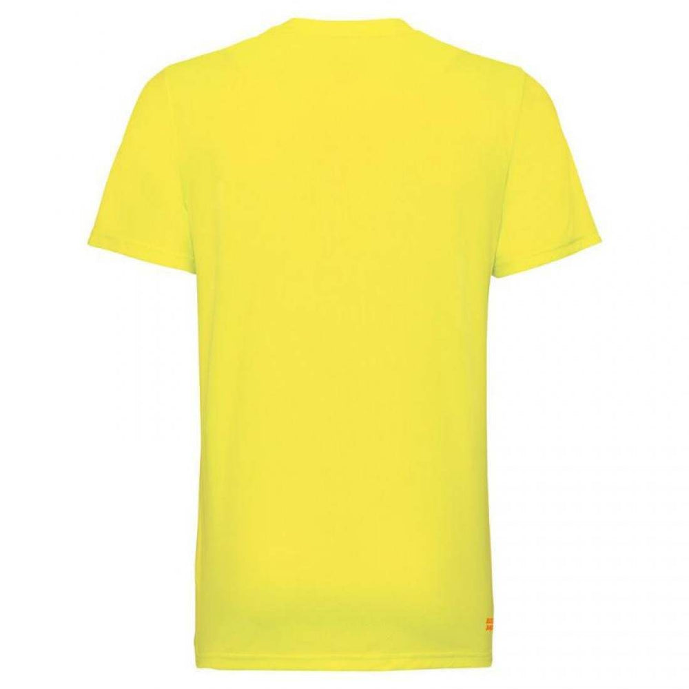 Camiseta Bidi Badu Evin Amarillo Neon Rojo Junior