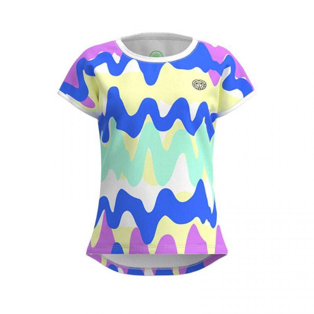 Camiseta Bidi Badu Good Vibes Blanco MIx Mujer | BIDI BADU