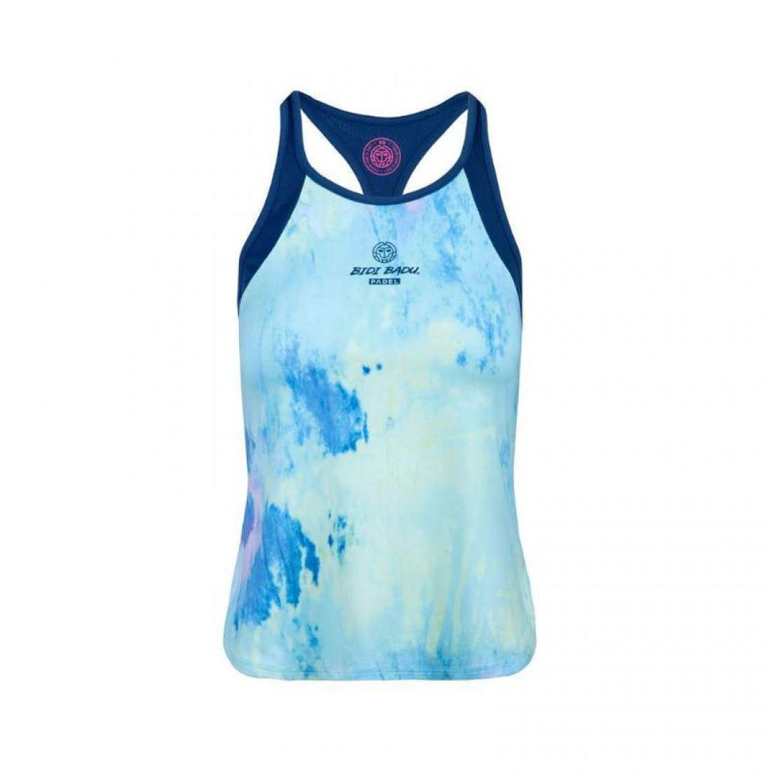 Camiseta Bidi Badu Padel Aluna Aqua Azul Oscuro | BIDI BADU