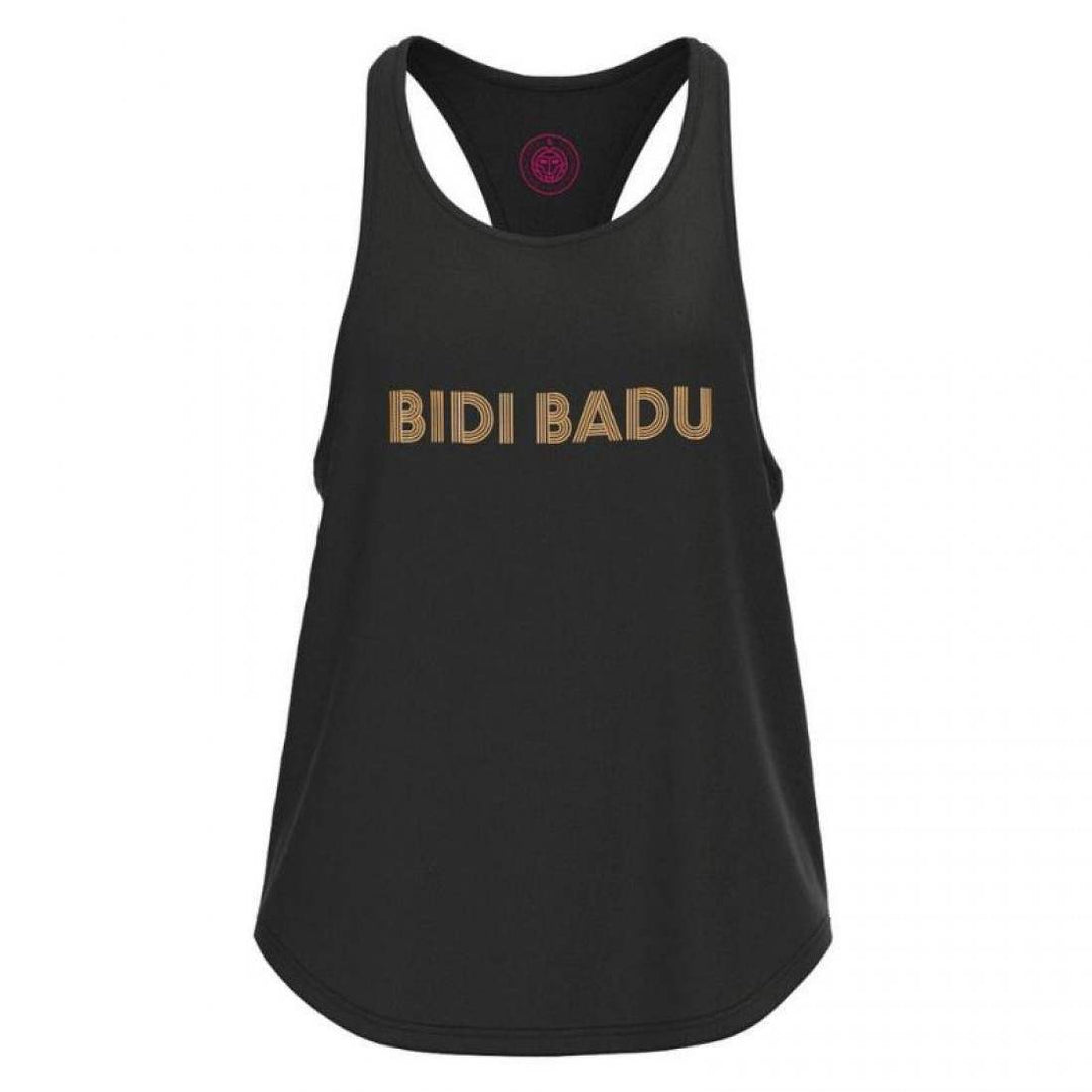 Camiseta Bidi Badu Paris Chill Negro Dorado Mujer | BIDI BADU