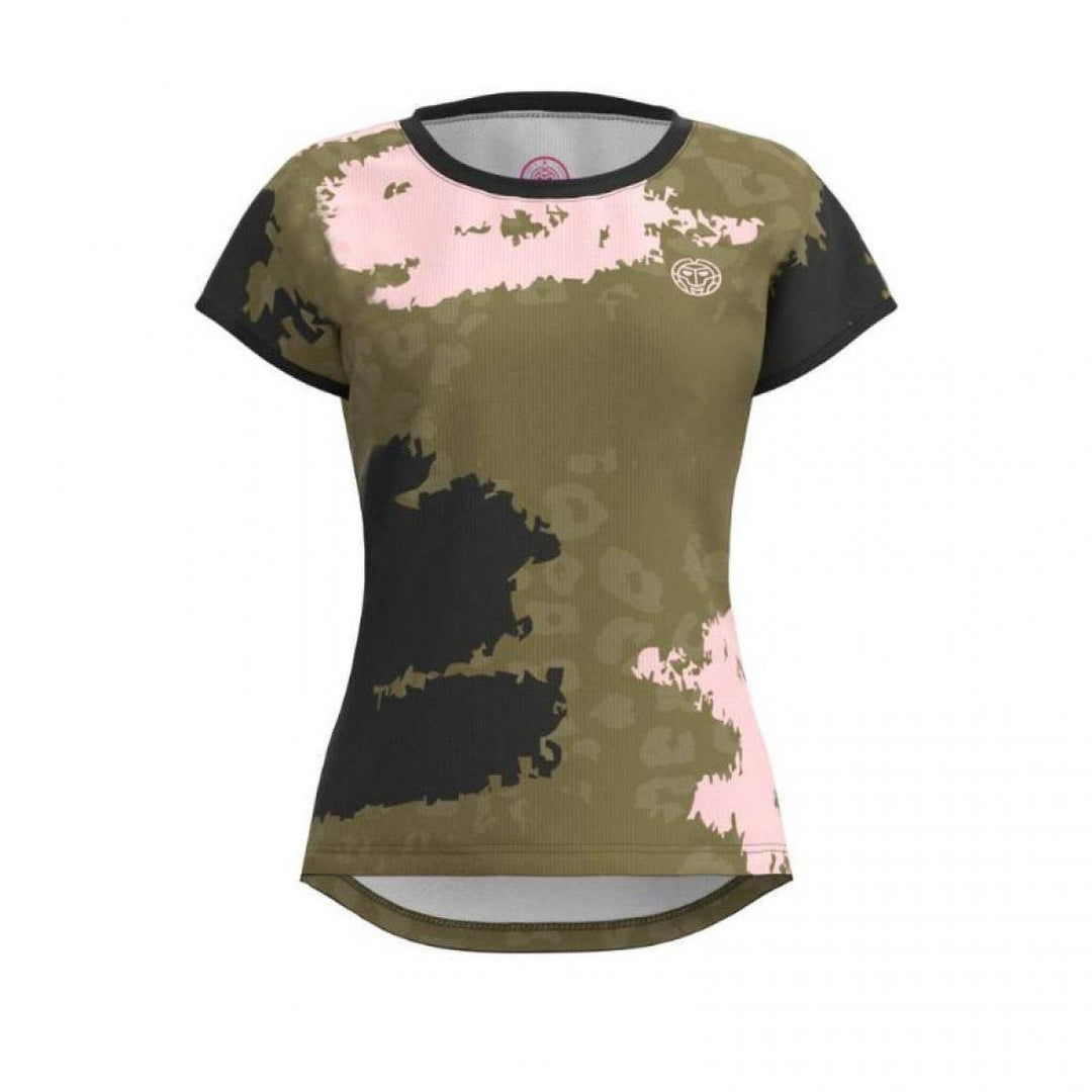 Camiseta Bidi Badu Pure Wild Oliva Gris Oscuro Mujer | BIDI BADU