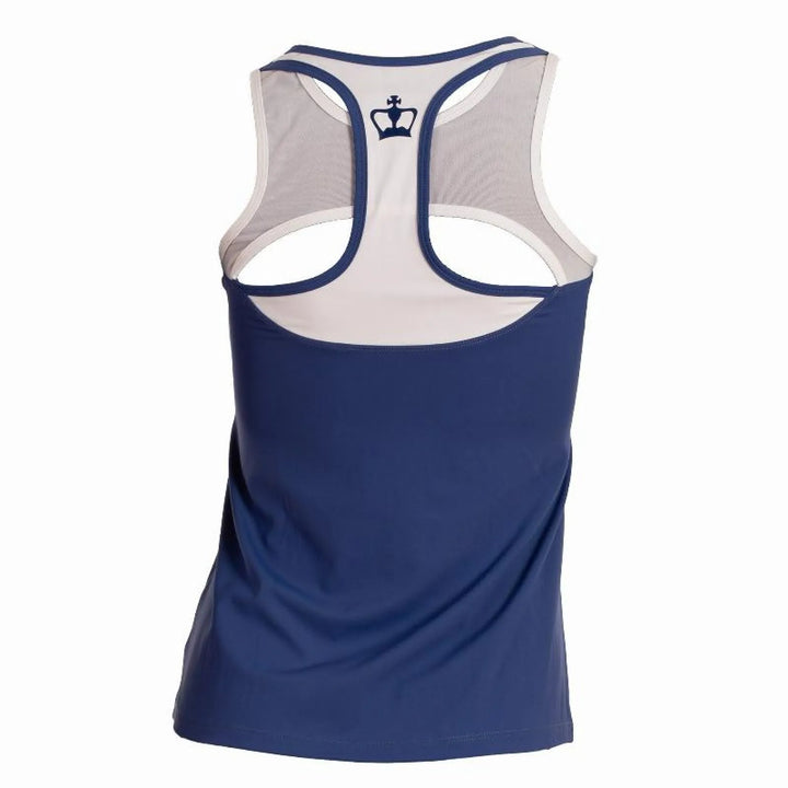 Camiseta Black Crown Creta Azul Blanco Mujer