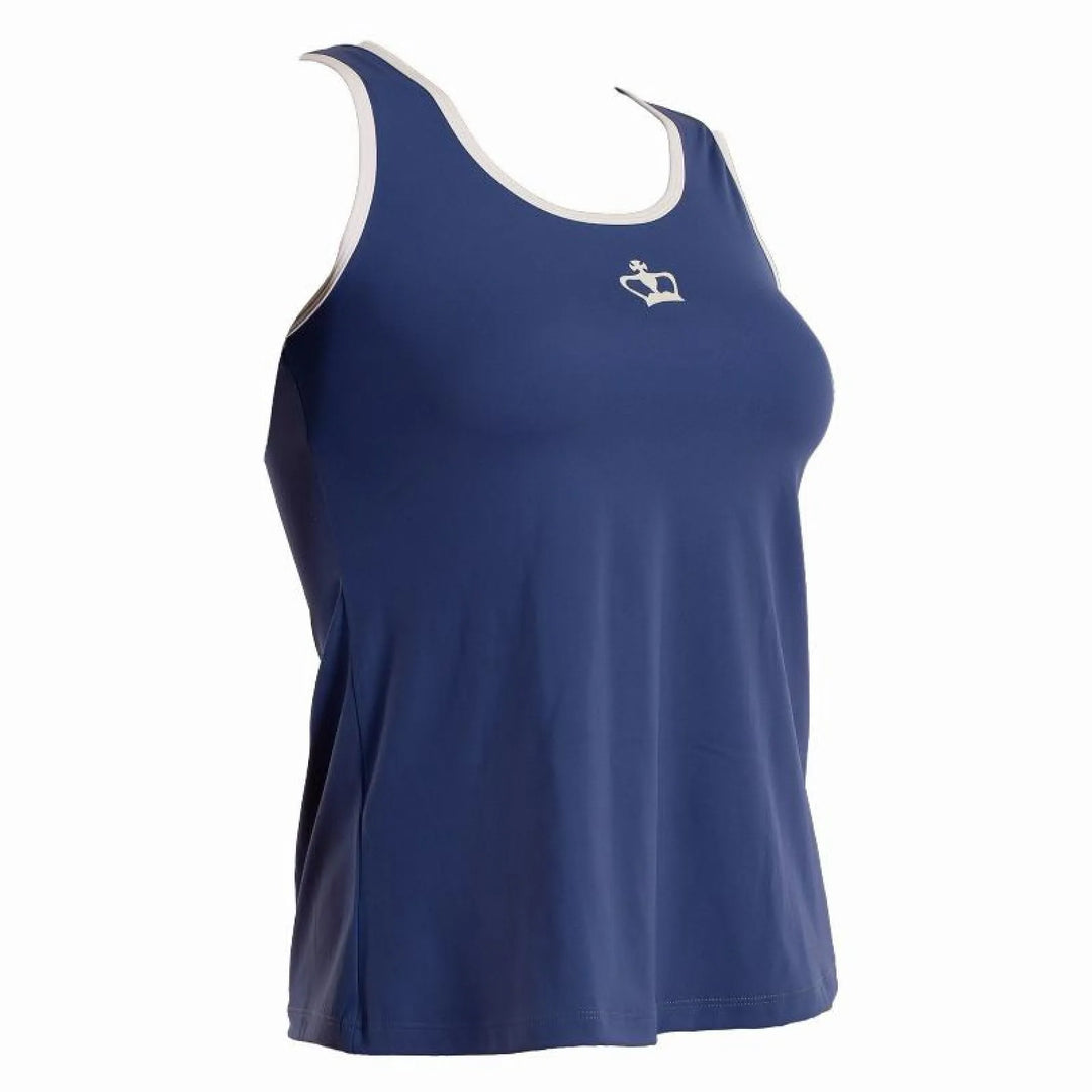 Camiseta Black Crown Creta Azul Blanco Mujer