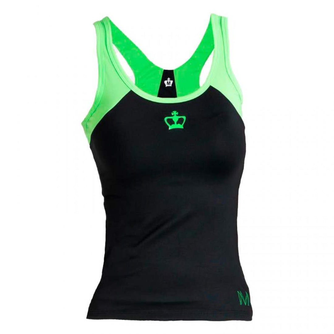 Camiseta Black Crown Marta Marrero Negro Verde | Black Crown