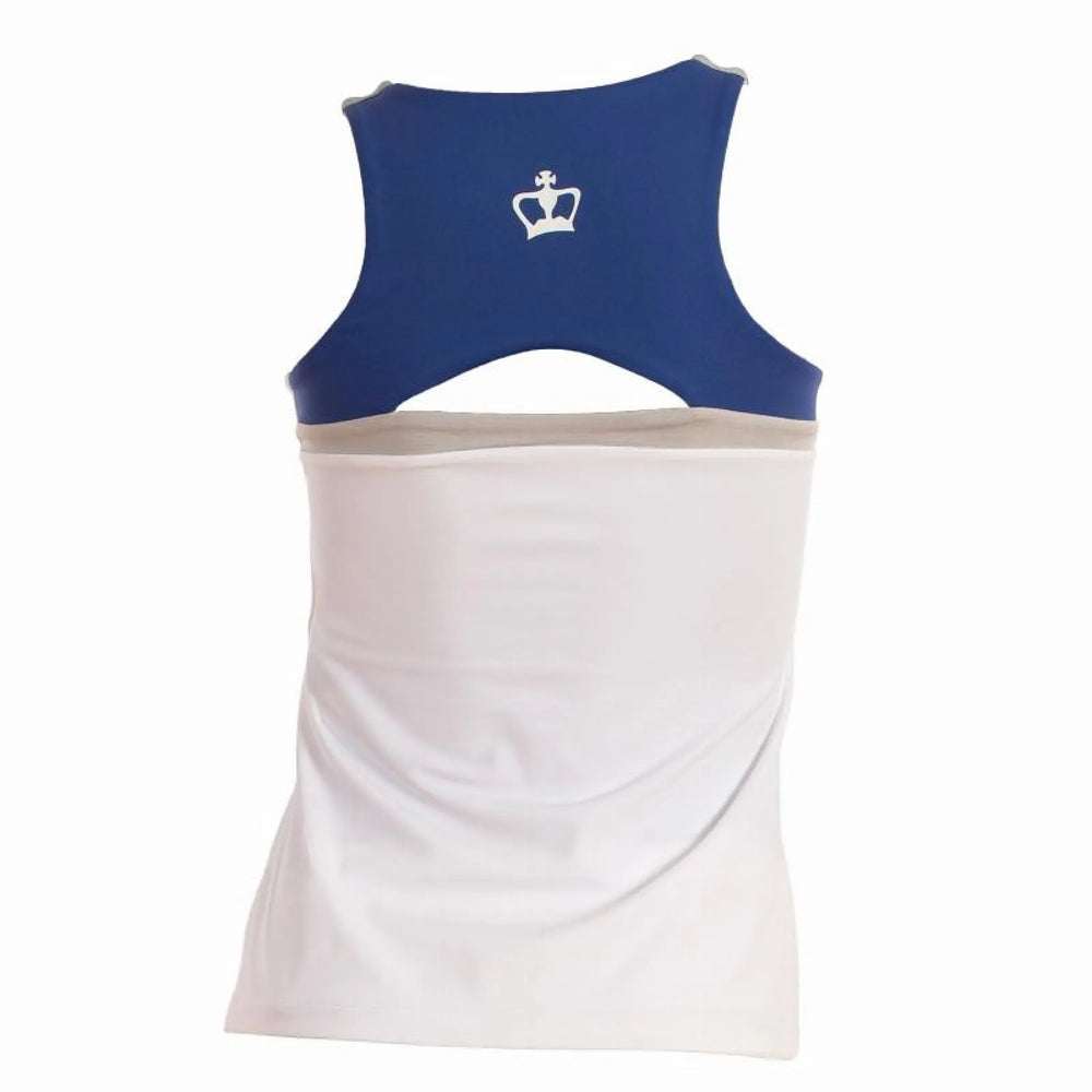 Camiseta Black Crown Naxos Blanco Gris Azul Mujer