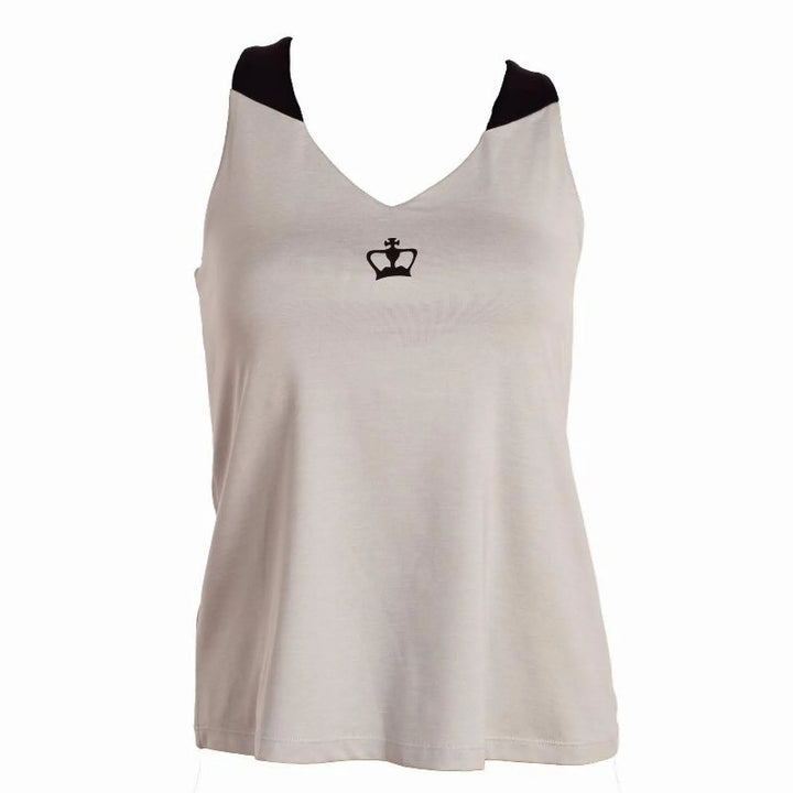 Camiseta Black Crown Rodas Gris Negro Mujer