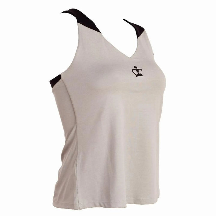 Camiseta Black Crown Rodas Gris Negro Mujer