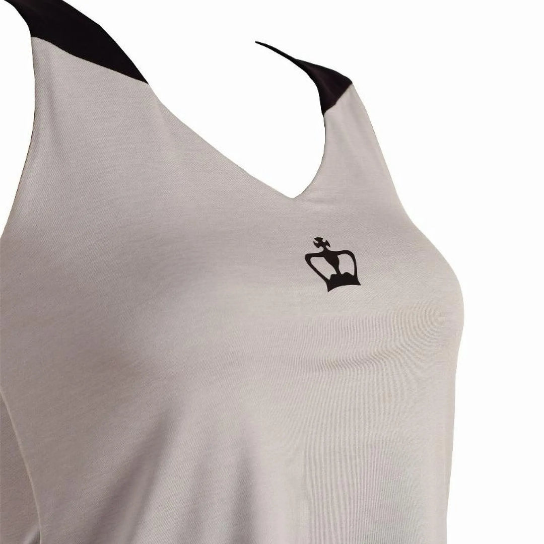 Camiseta Black Crown Rodas Gris Negro Mujer