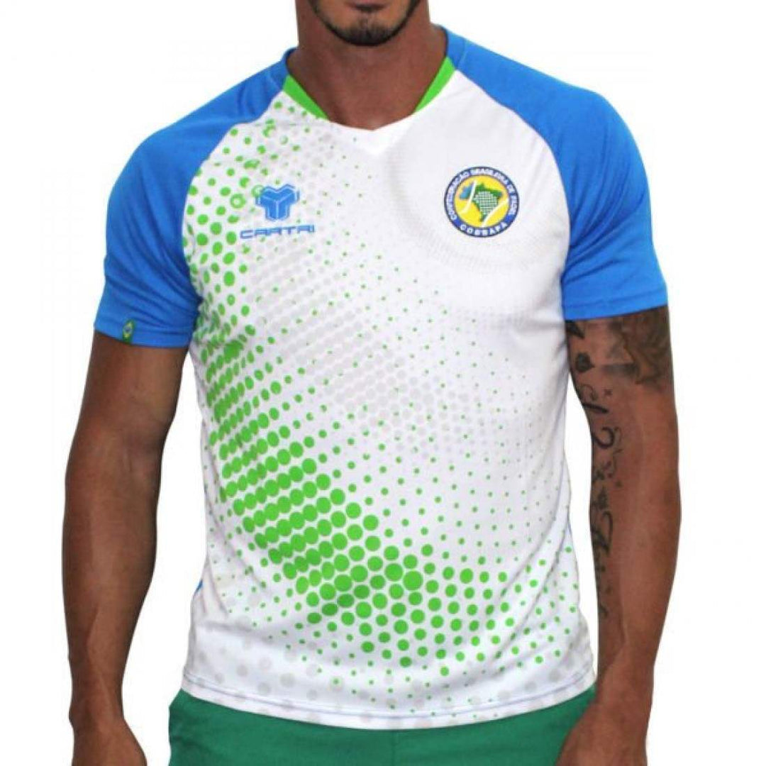 Camiseta Cartri Brasil Eitor Blanco Azul Junior | Cartri
