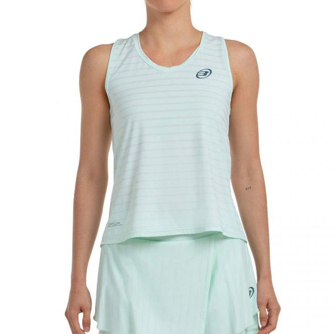 Camiseta Bullpadel Adies Verde Agua Bicolor | Bullpadel