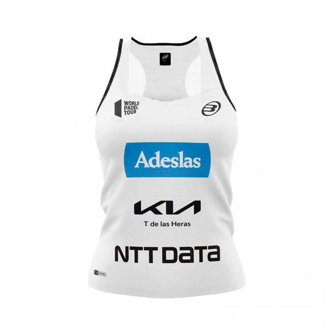 Camiseta Bullpadel Ale Salazar WPT Olin Blanco 2022 | Bullpadel