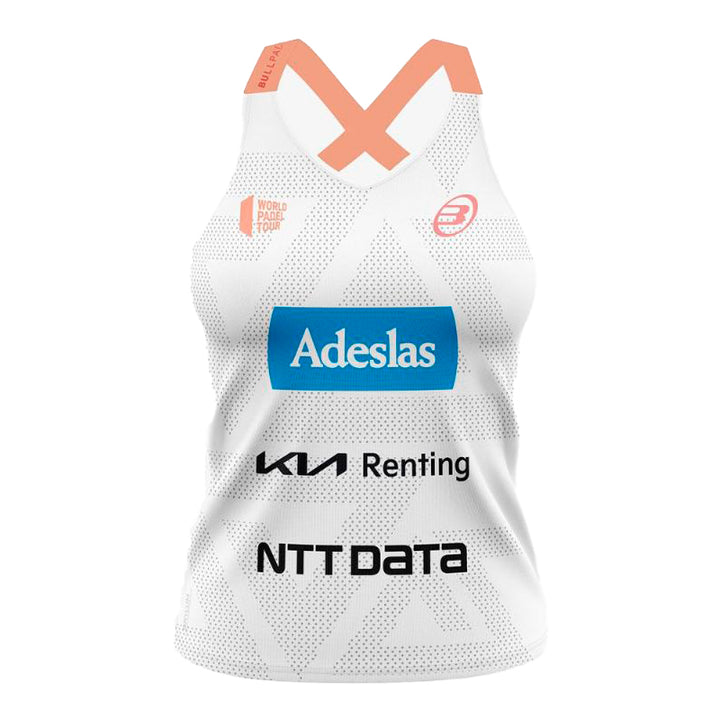 Maglietta Bullpadel Alejandra Salazar WPT Acoda Bianca