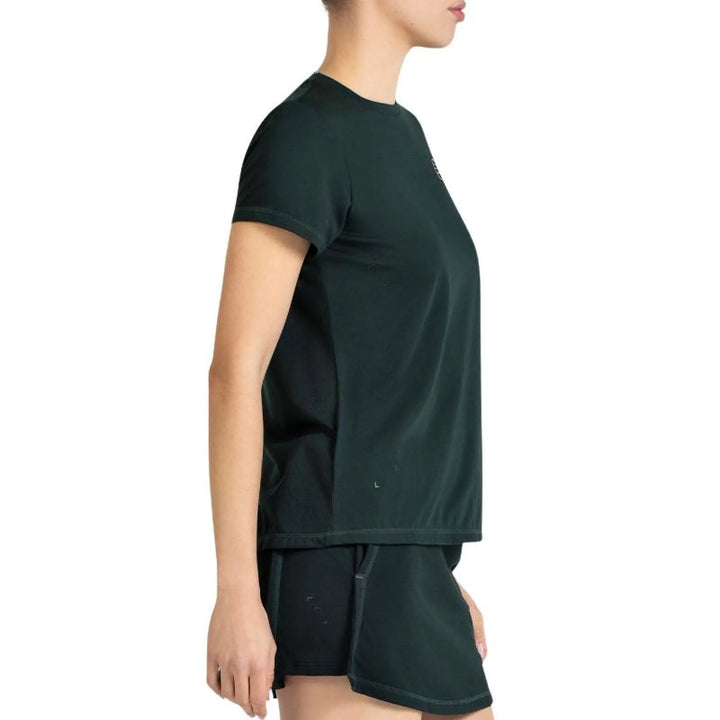 Camiseta Bullpadel Andra Verde Oscuro Mujer