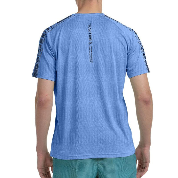 Maglietta Bullpadel Badan Blu Atomico Vigore