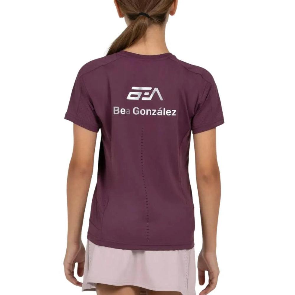 Camiseta Bullpadel Bea Gonzalez 26I Ciruela Junior