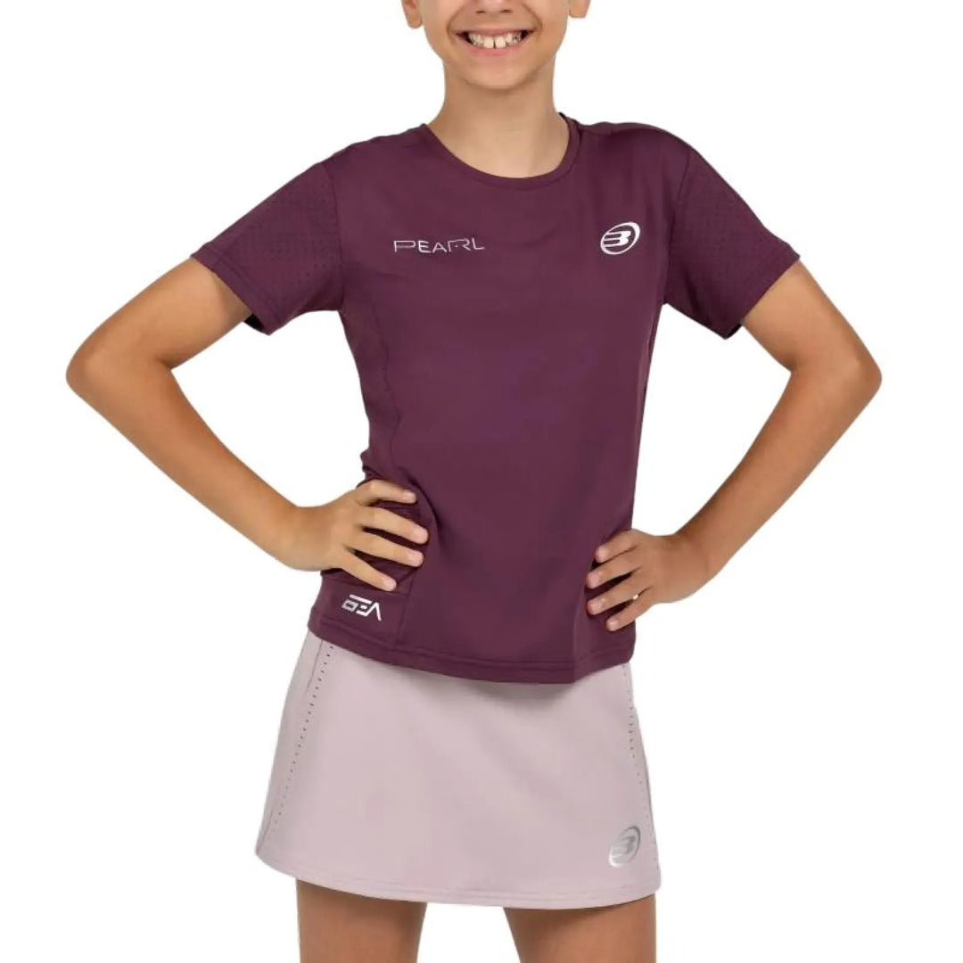 Camiseta Bullpadel Bea Gonzalez 26I Ciruela Junior