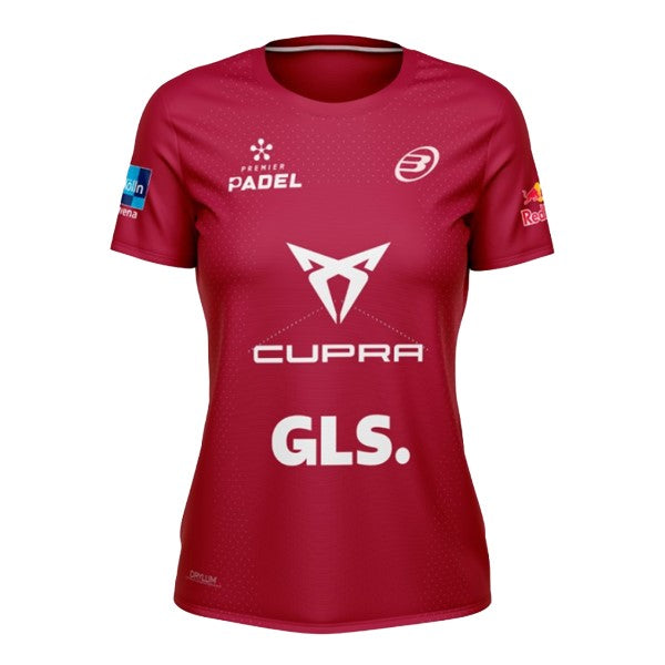 Bullpadel Bea Gonzalez Premier Padel Etico Cherry T-shirt