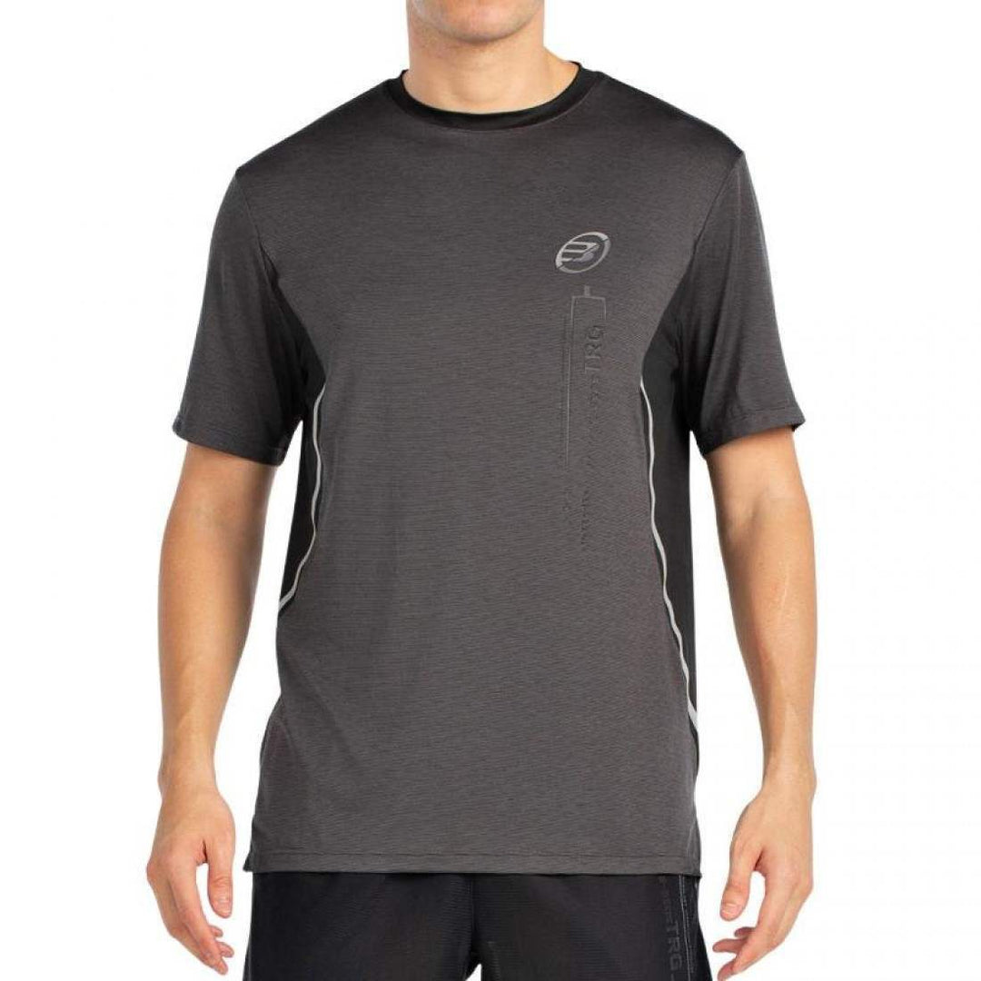 Camiseta Bullpadel Becerre Negro Bicolor