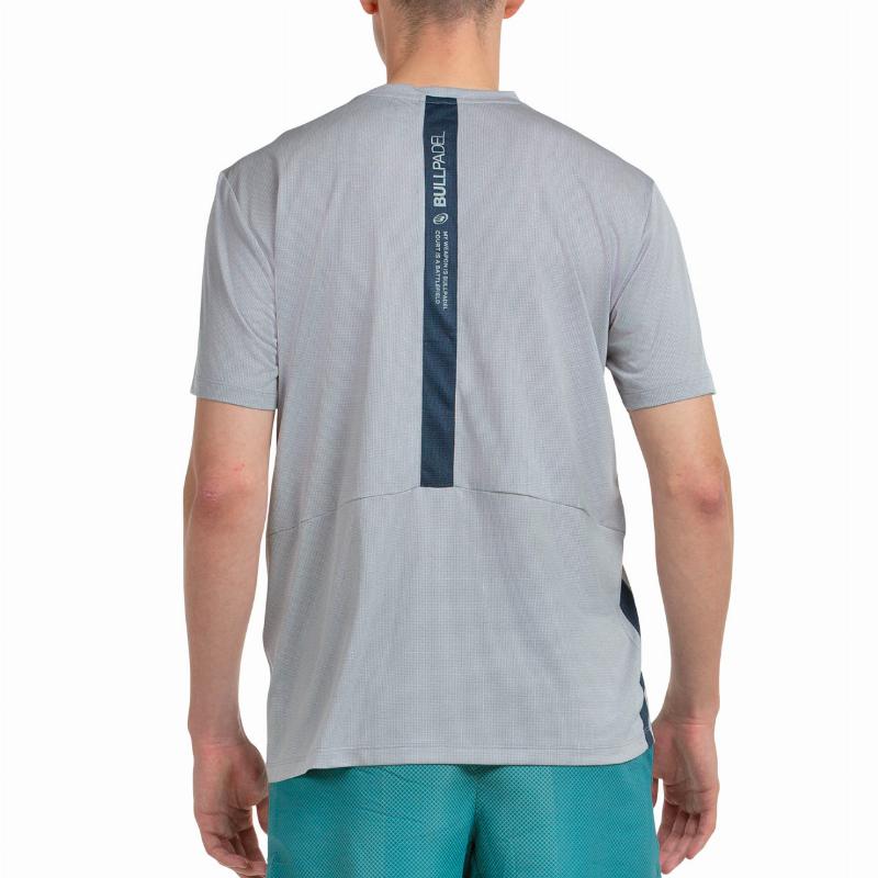 T-shirt Bullpadel Bilao Grigio Melange Medio