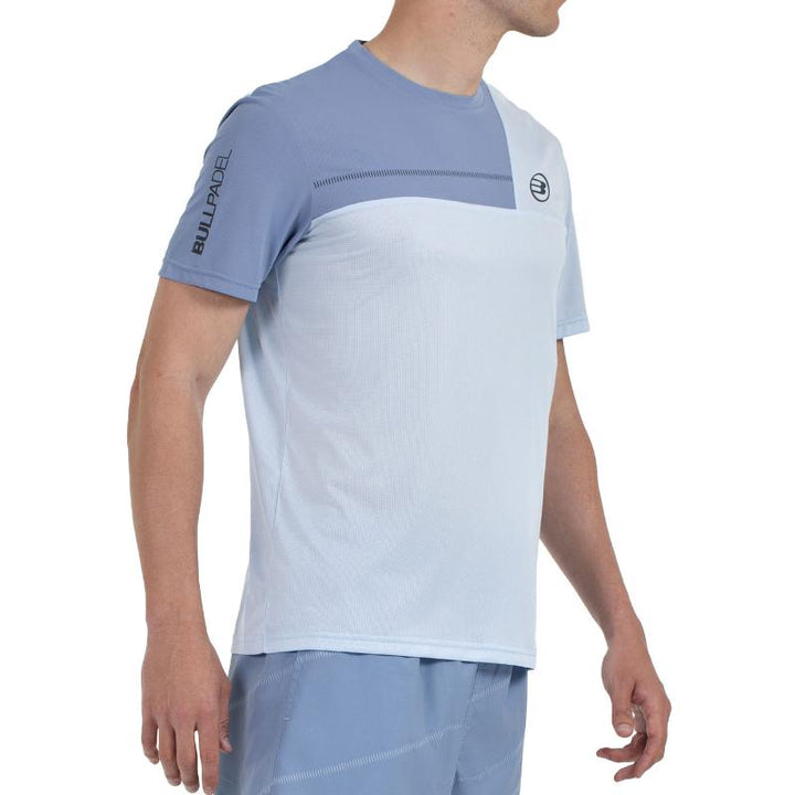 Maglietta Bullpadel Cacin Azzurro Ghiaccio Mélange