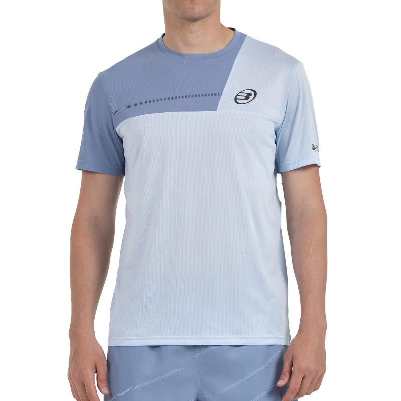 Maglietta Bullpadel Cacin Azzurro Ghiaccio Mélange
