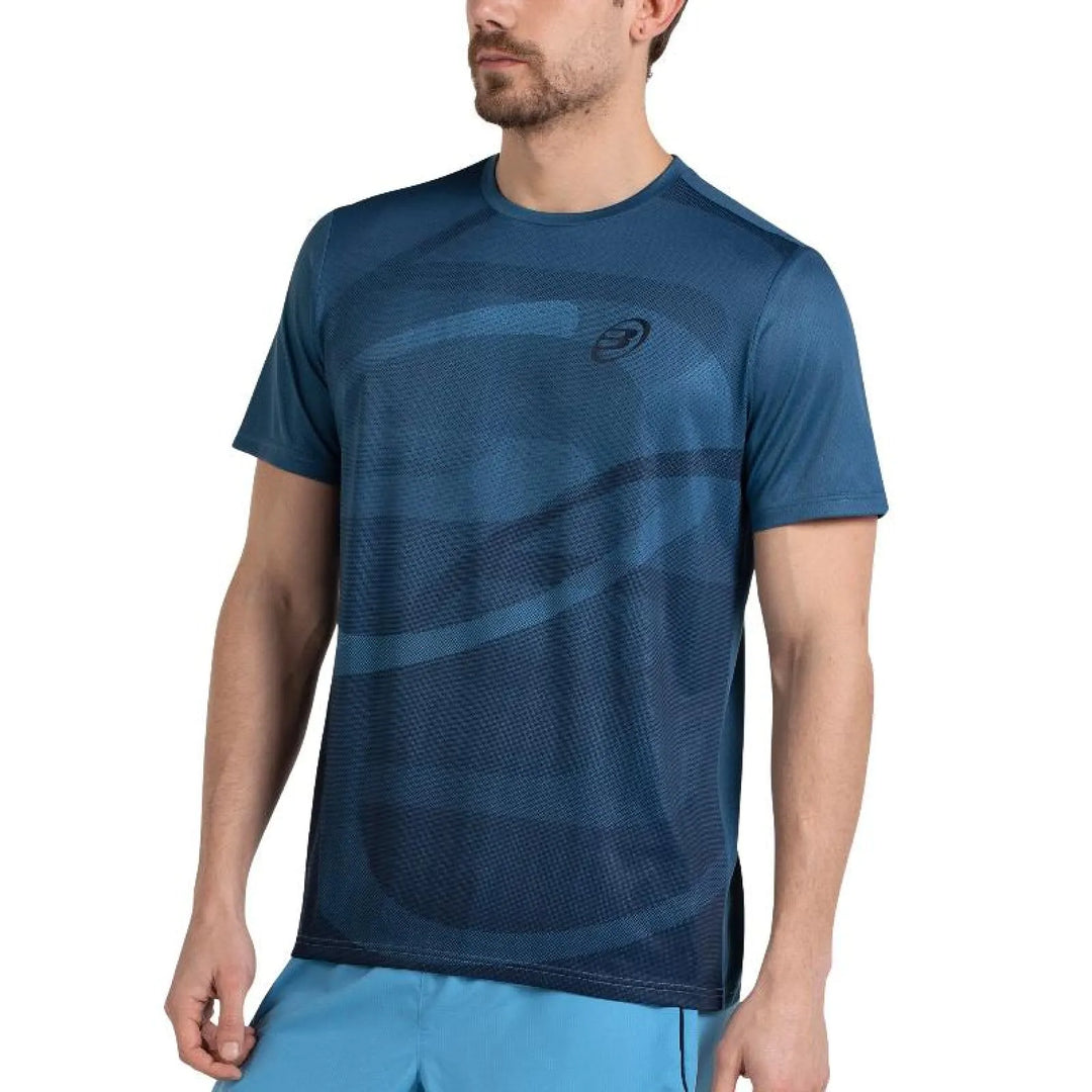Camiseta Bullpadel Cayon Azul Atomico