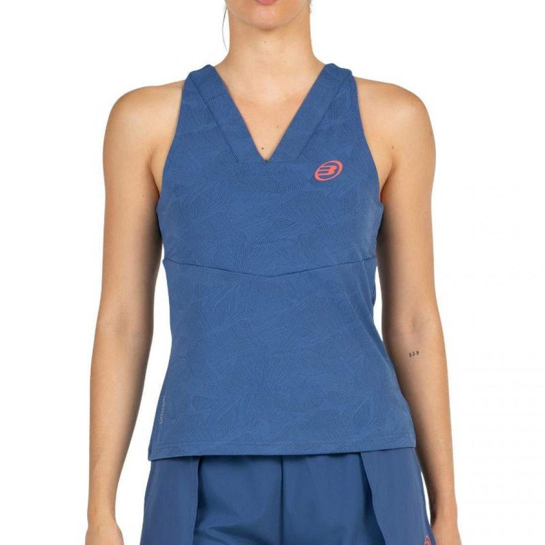 Camiseta Bullpadel Cortega Azul Sombra
