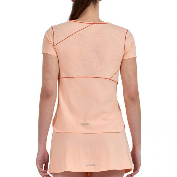 Camiseta Bullpadel Delfi Brea Albala Naranja Pastel