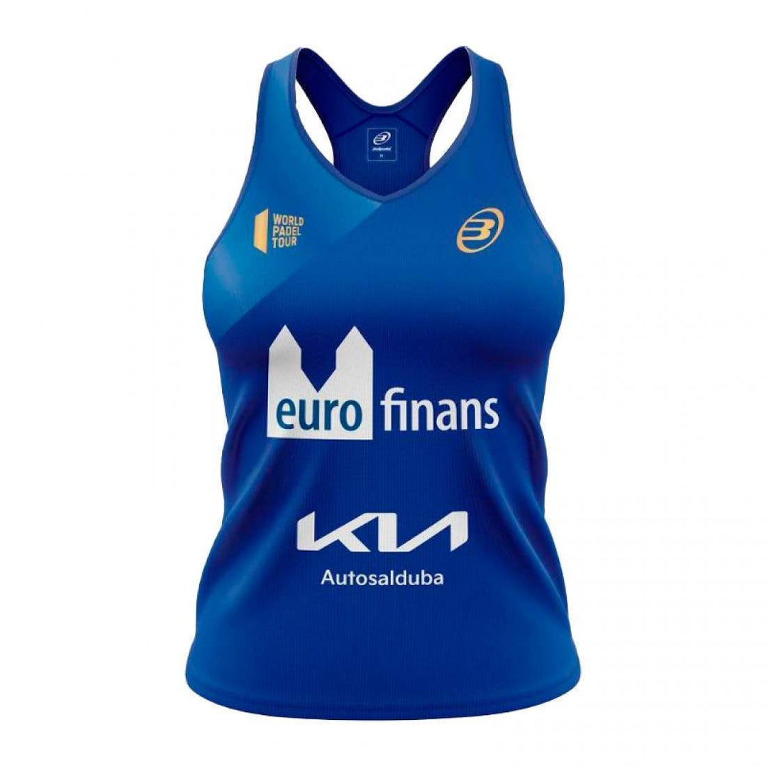 Camiseta Bullpadel Delfi Brea WPT Pitar Azul Klein | Bullpadel