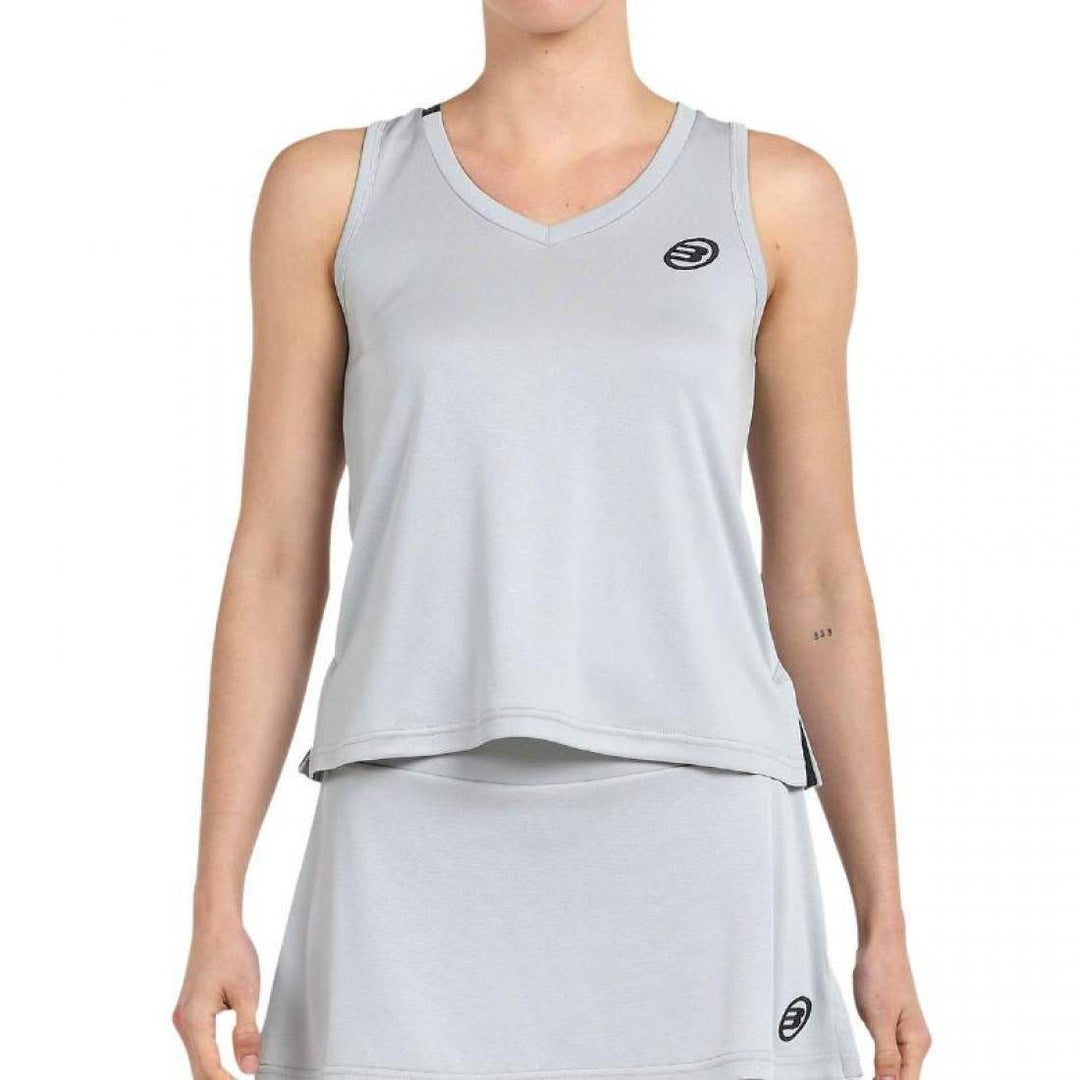 Camiseta Bullpadel Diles Gris Perla Bicolor | Bullpadel
