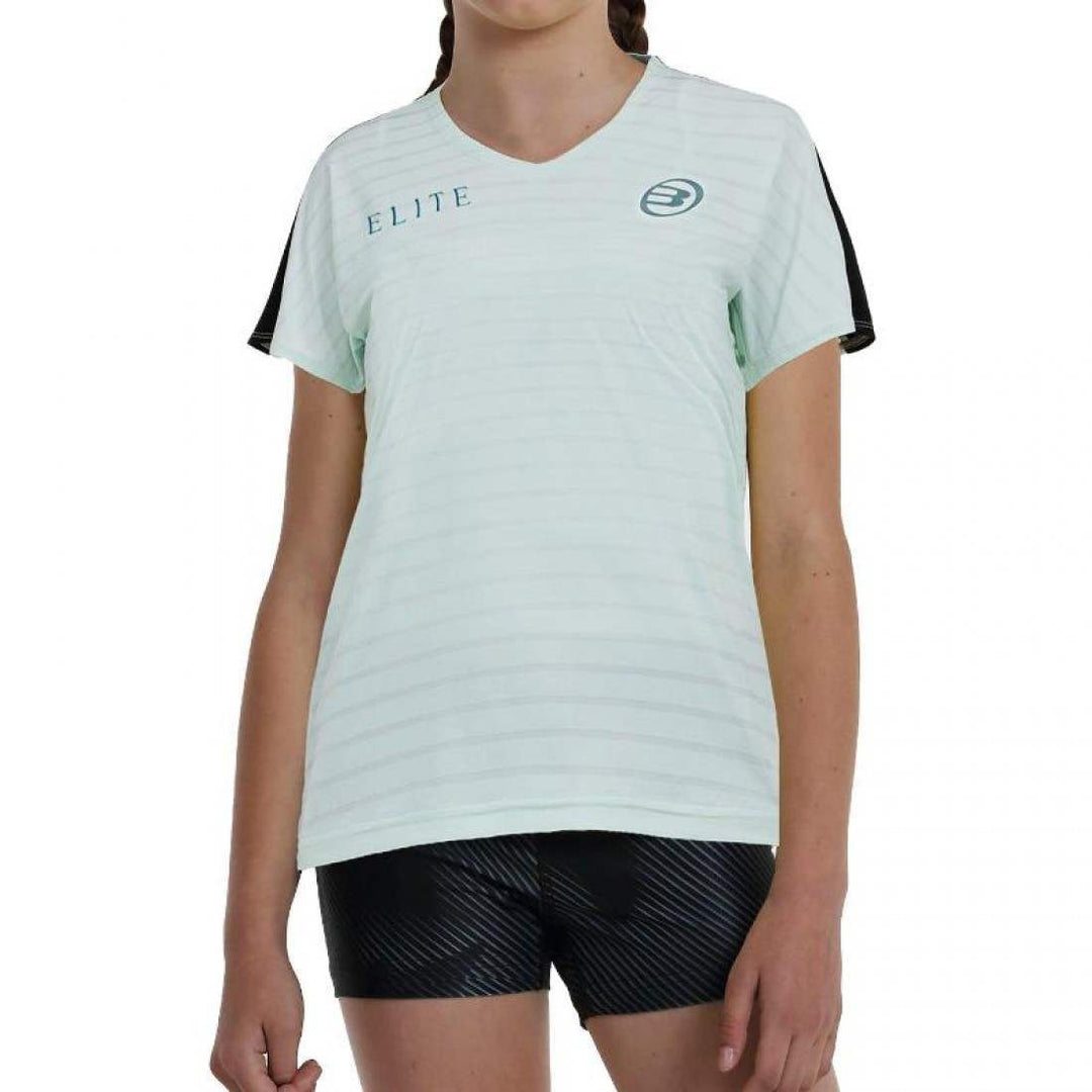 Camiseta Bullpadel Gemma Triay 25V Verde Agua Junior