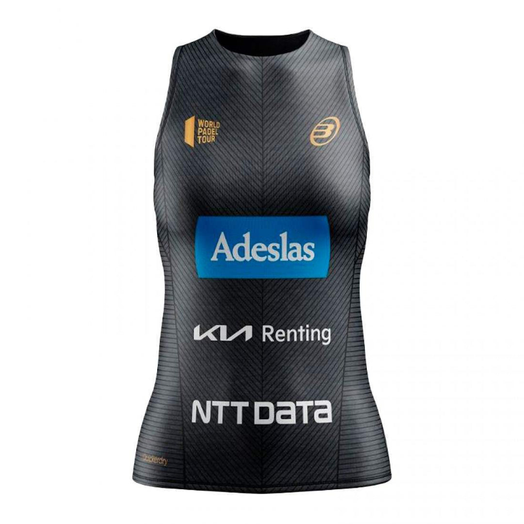 Camiseta Bullpadel Gemma Triay WPT Yerra Negro | Bullpadel