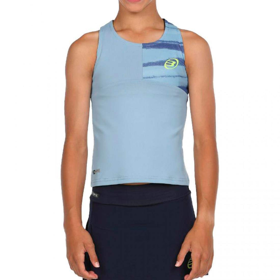 Camiseta Bullpadel Jisca Azul Acero Junior | Bullpadel