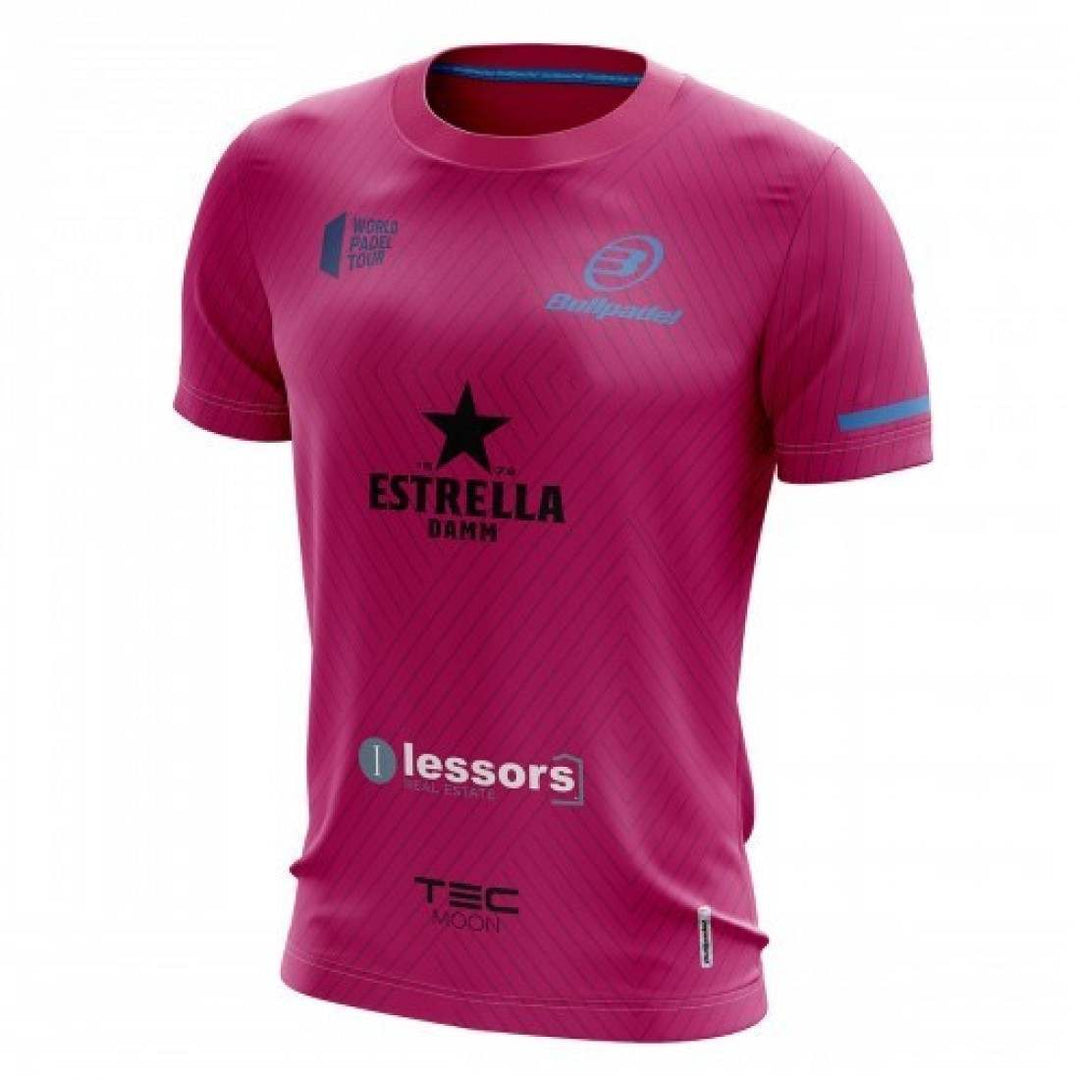 Camiseta Bullpadel Maxi Sanchez WPT Tanos Fresa Junior 2019