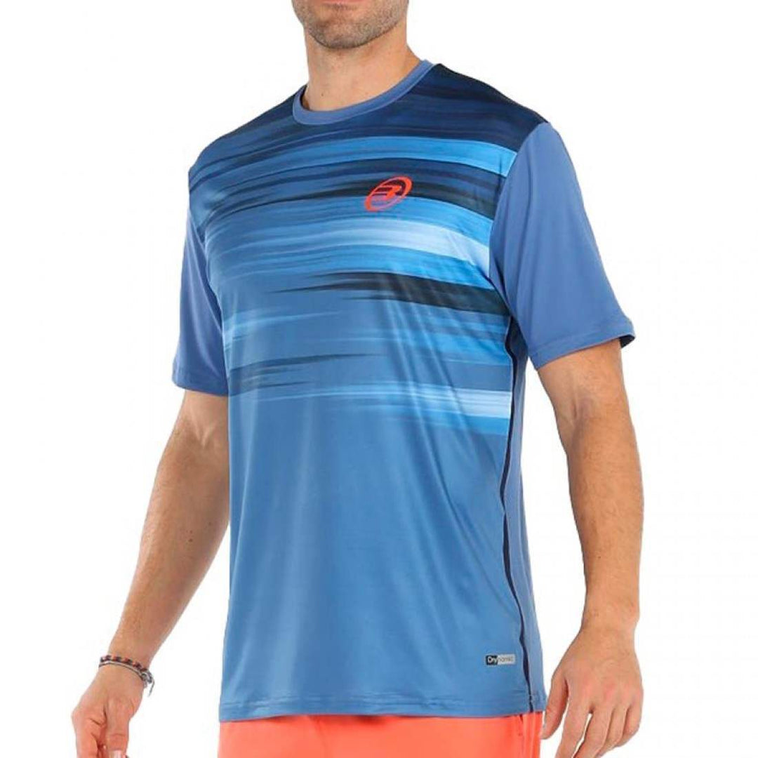 Camiseta Bullpadel Milan Azul Acero