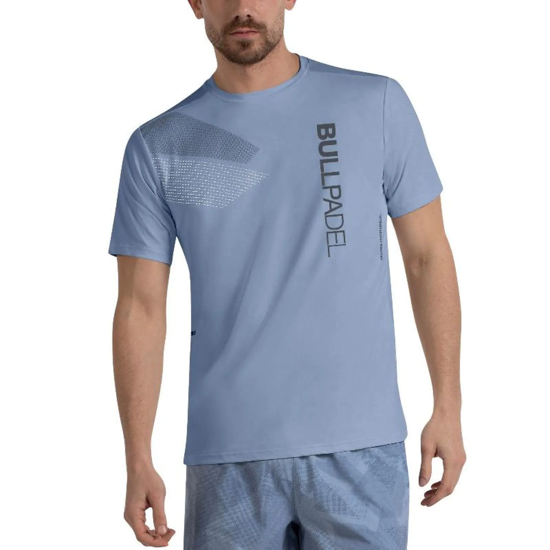 Camiseta Bullpadel Mistel Azul Acero