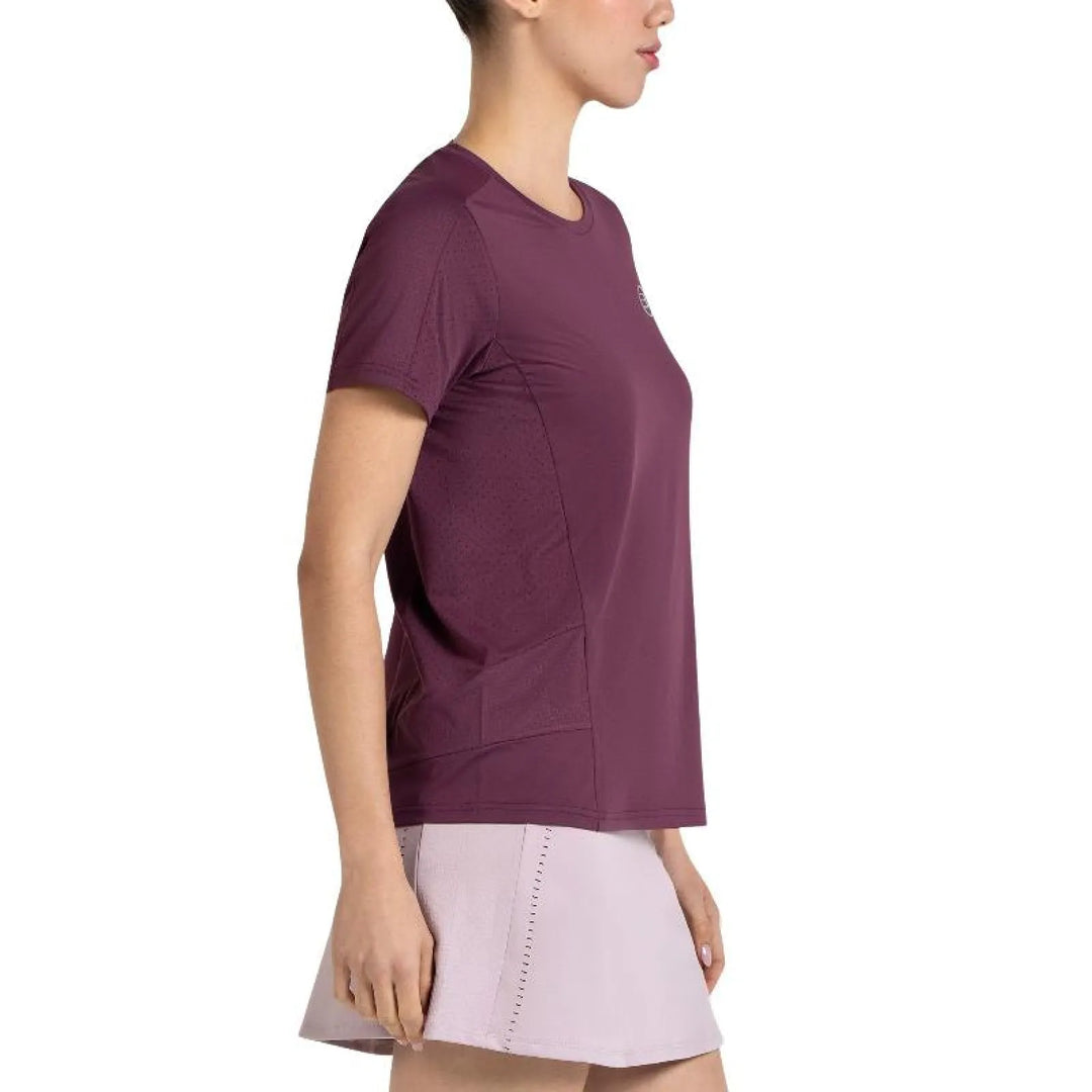 Camiseta Bullpadel Omur Ciruela