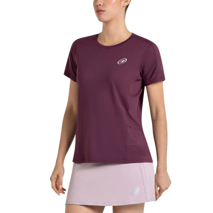 Camiseta Bullpadel Omur Ciruela