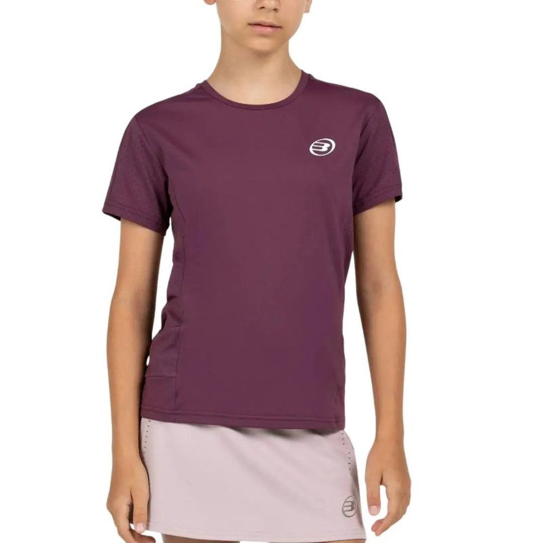 Camiseta Bullpadel Omur Ciruela Junior