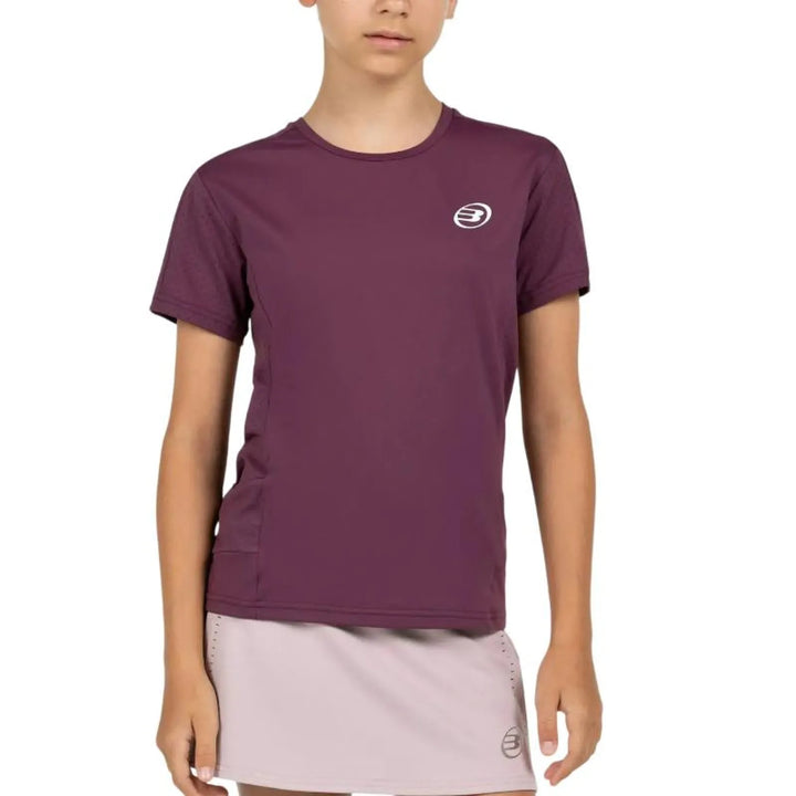 Camiseta Bullpadel Omur Ciruela Junior
