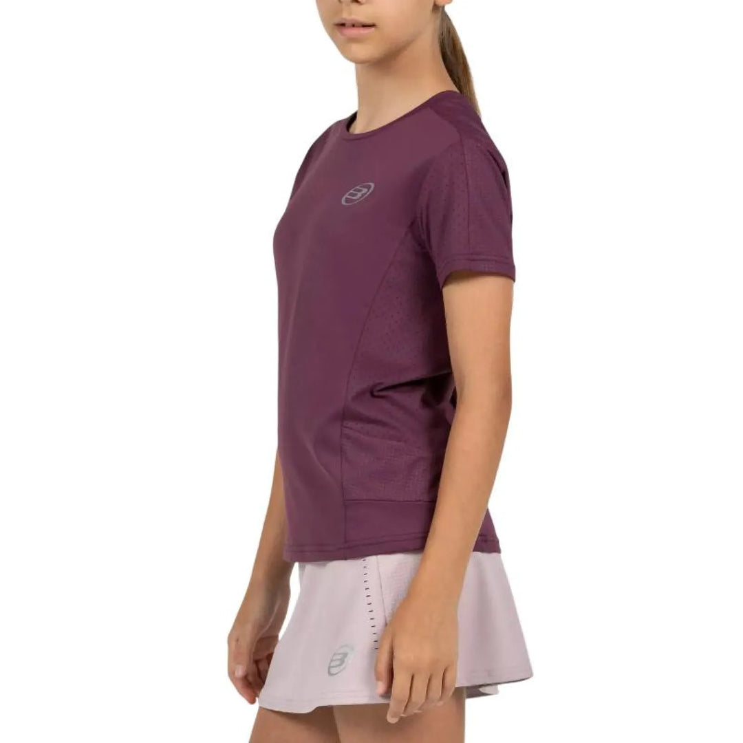 Camiseta Bullpadel Omur Ciruela Junior