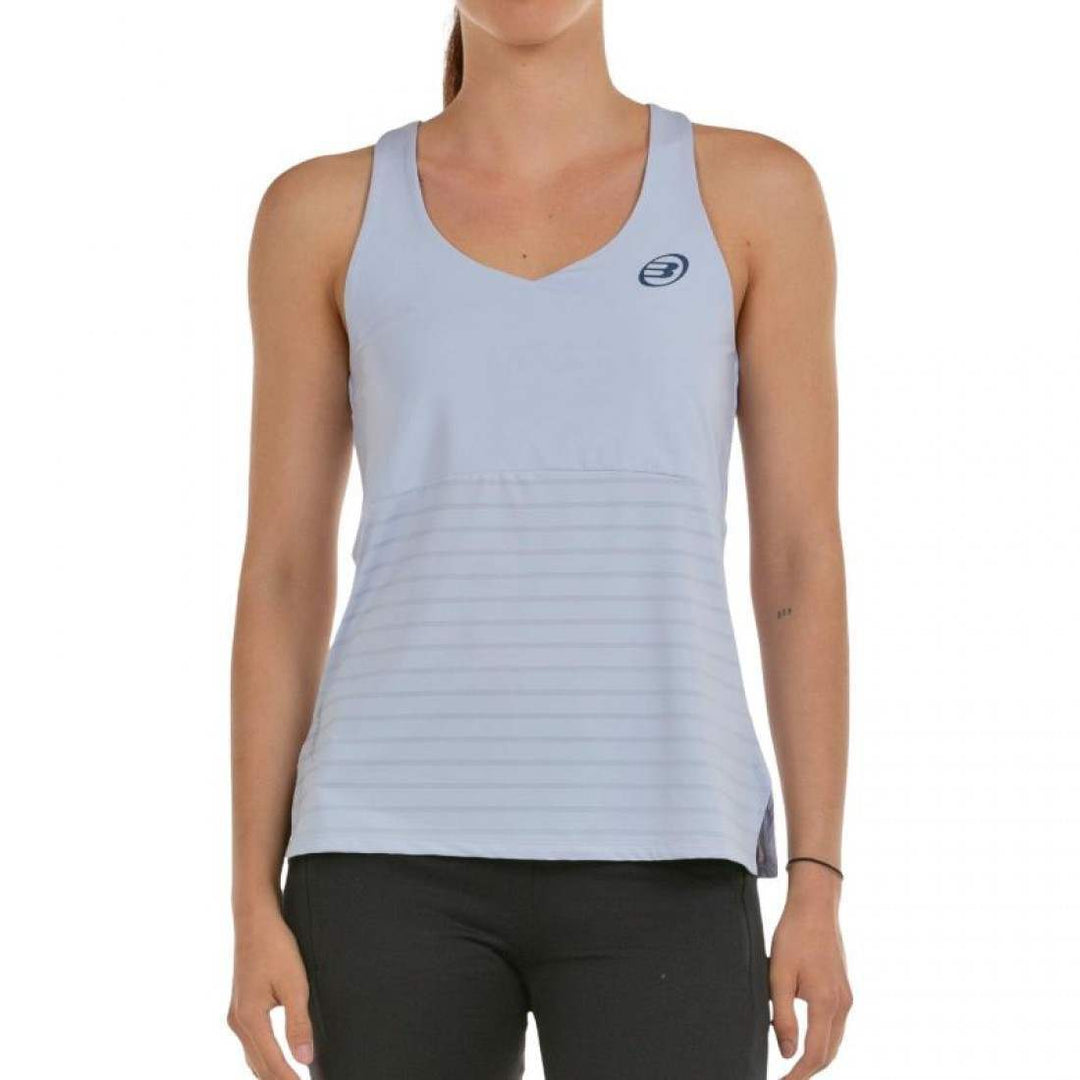 Camiseta Bullpadel Oza Gris Azulado Bicolor | Bullpadel